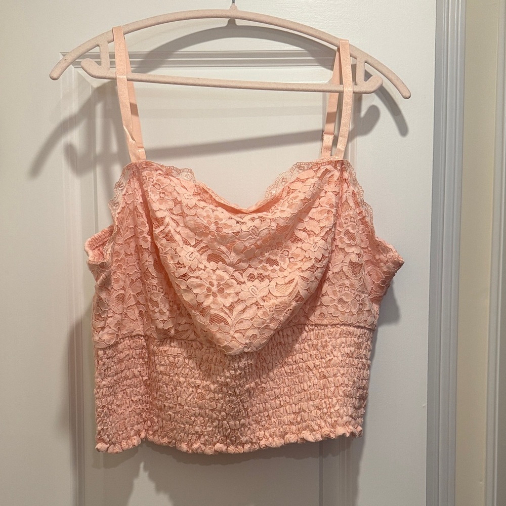 Torrid Blush Lace Camisole